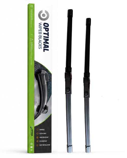 Front wiper blade set – top view