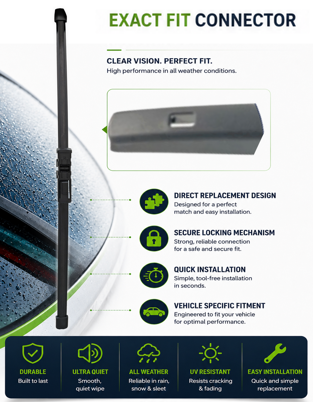 Cupra Born Hatchback Rear Wiper Blade (08.2021 Onwards)