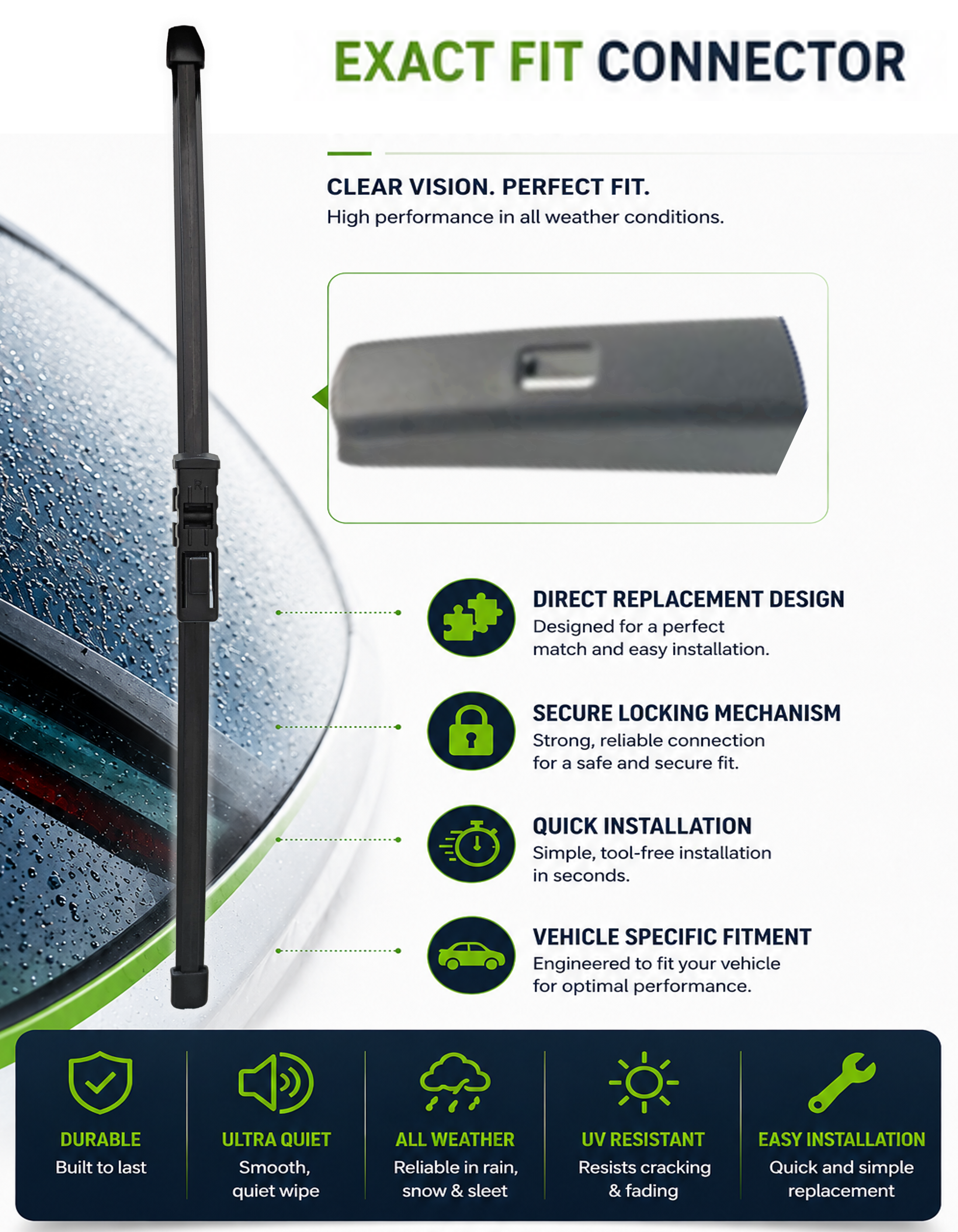 Cupra Born Hatchback Rear Wiper Blade (08.2021 Onwards)