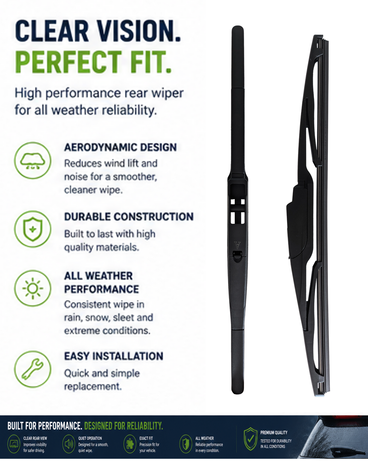 Hyundai KONA (SX2) SUV Rear Wiper Blade (04.2023 onwards) - image 4